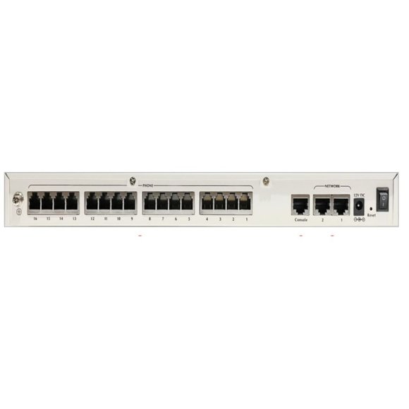 New FVG-GS16: FortiVoice Gateway GS16, 2x 10/100 ports, 16x FXS voice gateway - Picture 1 of 11